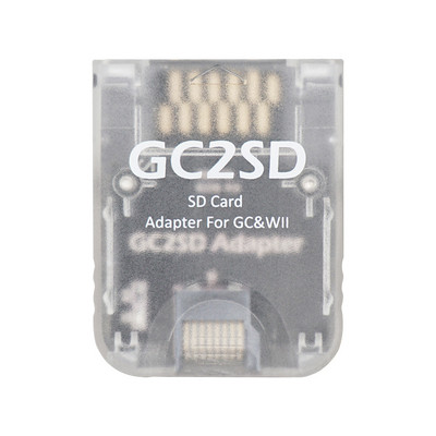 Adaptor card de memorie pentru Micro SD Plug and Play Adaptor slot card de memorie pentru GameCube Wii Console de jocuri Accesorii