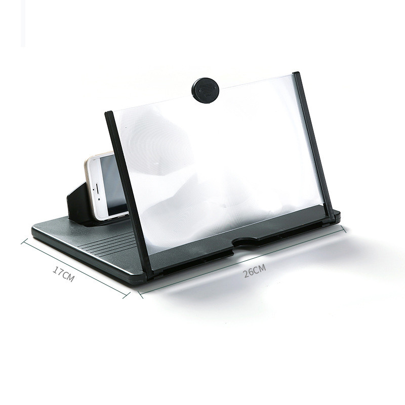 Lupa video HD pentru ecranul telefonului de 10 inch Amplificare stereoscopică Suport de birou Suport pentru tabletă pentru telefon mobil Protector pentru ochi din sticlă