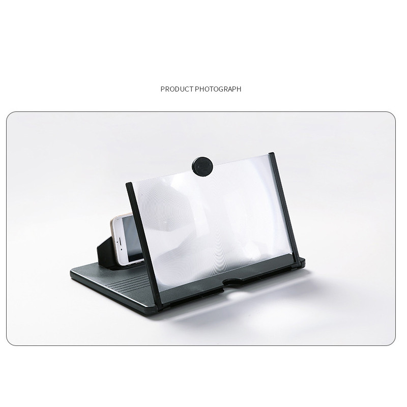 Lupa video HD pentru ecranul telefonului de 10 inch Amplificare stereoscopică Suport de birou Suport pentru tabletă pentru telefon mobil Protector pentru ochi din sticlă
