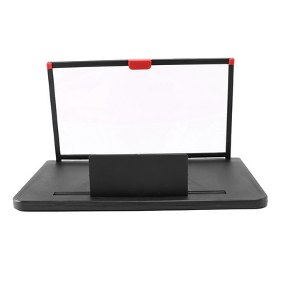 Lupa pentru ecranul telefonului mobil Suport pentru amplificator video HD 3D de 12 inchi cu suport de birou pliabil pentru jocuri de film
