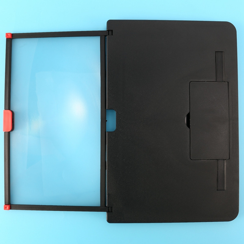 Mobiliojo telefono ekrano didintuvas 12 colių 3D HD vaizdo stiprintuvo stovo laikiklis su filmų žaidimų sulankstomu stalo laikikliu