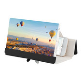 8 colių stovas Universalus telefono ekrano padidintuvas nuo slydimo Priedai Akių apsauga 5D HD vaizdo stiprintuvas Nešiojami optiniai lęšiai