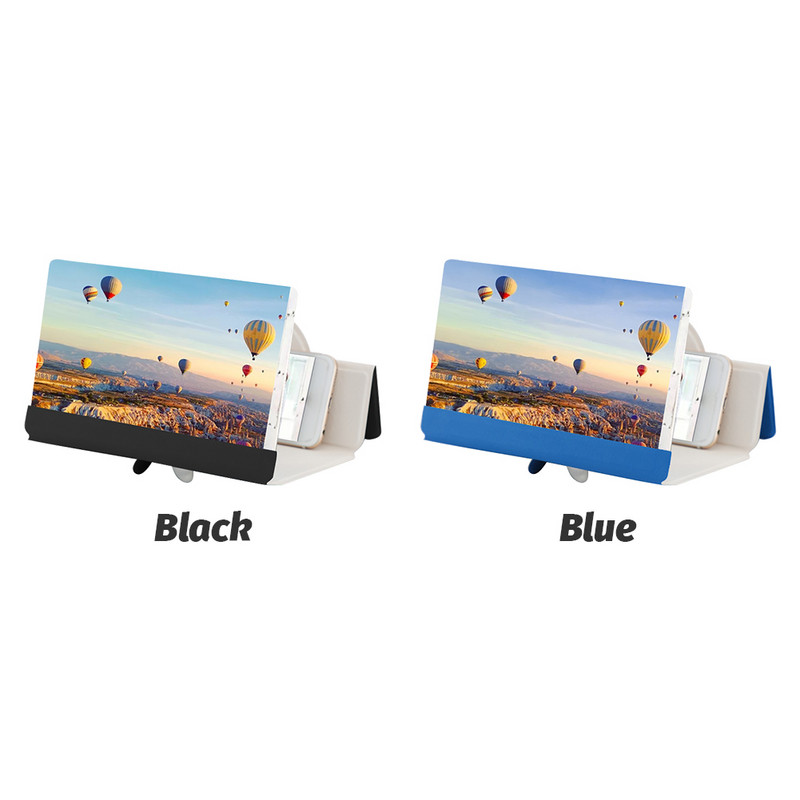 8 colių stovas Universalus telefono ekrano padidintuvas nuo slydimo Priedai Akių apsauga 5D HD vaizdo stiprintuvas Nešiojami optiniai lęšiai