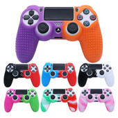 Κατάλληλο για χειριστήριο παιχνιδιών PS4 Θήκη σιλικόνης με αντίθεση χρώματος καμουφλάζ Προστατευτικό κάλυμμα Δίχρωμο μαλακό καουτσούκ