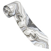 Valge ja hall marmorist meeste naiste kaelaside siidist polüester 8 cm laia graniidist seinakunsti kaelasidemed särgi tarvikud kontorisse