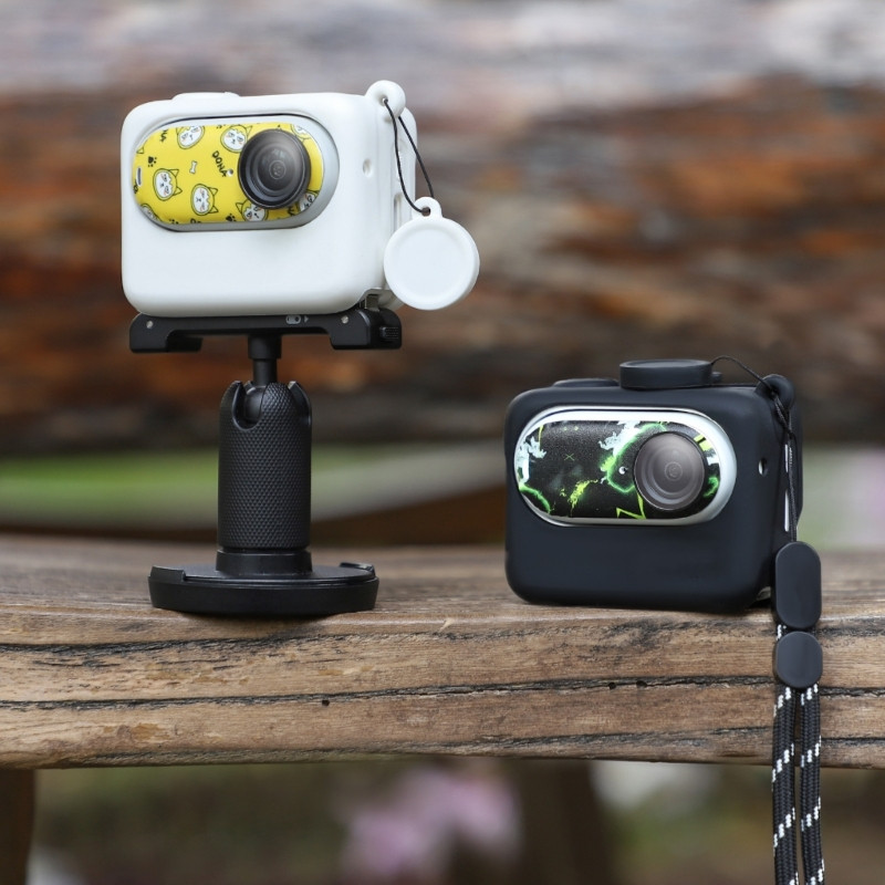 Silikono dėklo lęšių apsaugos dangtelis, skirtas GO 3 fotoaparatui, apsauginis dangtelis