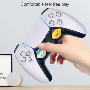 Капачки за захващане на палеца за PS4 PS5 контролер Силиконови капачки за стикове Капак за Xbox Series X/S Капачки за стикове за контролер Switch Pro