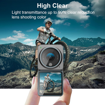 Защитно фолио от закалено стъкло за DJI Action 2 Lens Screen Protector Film Osmo Action 2 Аксесоари за камера