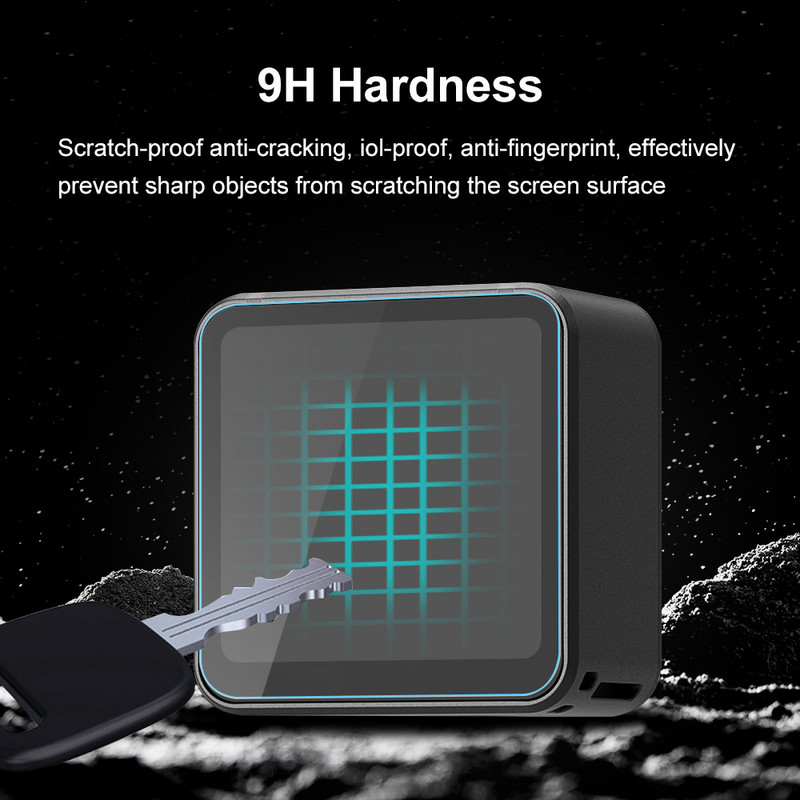 Grūdinto stiklo apsauginė plėvelė, skirta DJI Action 2 objektyvo ekrano apsauginei plėvelei Osmo Action 2 fotoaparato priedams