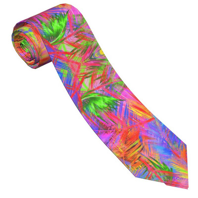 Γραβάτα με πούπουλα Unisex Πολυεστέρας 8 cm Tie Dye Λαιμόκοψη για άντρες Casual Φαρδιά Κοστούμια Αξεσουάρ Αξεσουάρ γάμου Δώρο