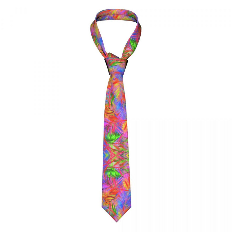 Γραβάτα με πούπουλα Unisex Πολυεστέρας 8 cm Tie Dye Λαιμόκοψη για άντρες Casual Φαρδιά Κοστούμια Αξεσουάρ Αξεσουάρ γάμου Δώρο