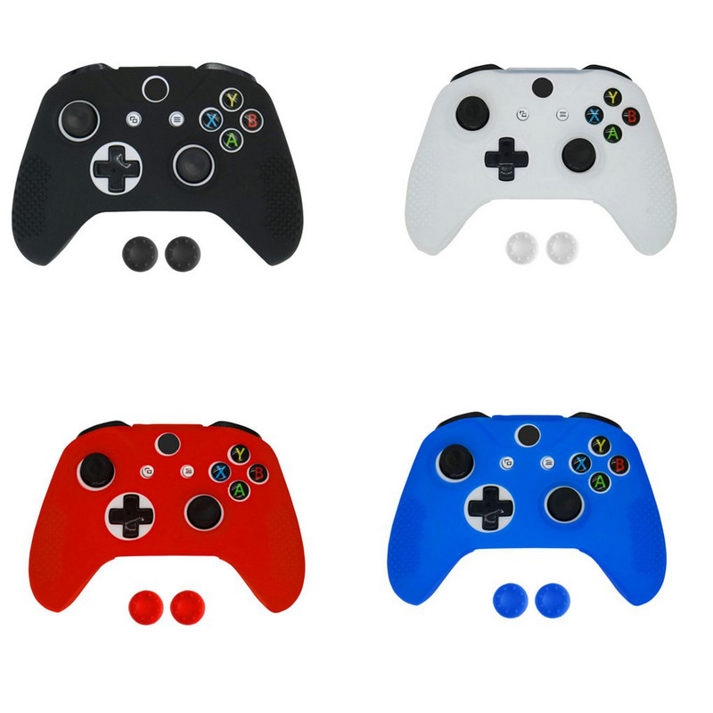 „Xbox One Protector“ silikoninio žaidimų pulto dangtelio pakeitimas, vientisos spalvos minkštas vairasvirtės laikiklio dėklas