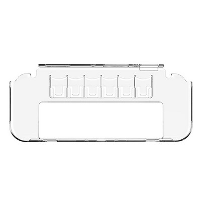 Carcasă de protecție transparentă compatibilă pentru switch OLED HOLES cu 6 sloturi pentru cărți de joc ușor de transportat