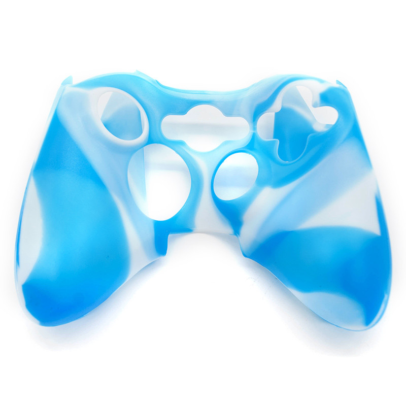 Új játékvezérlők, védőburkolat, szilikon bőr, puha játékkonzol tok Xbox 360 kontrollerhez