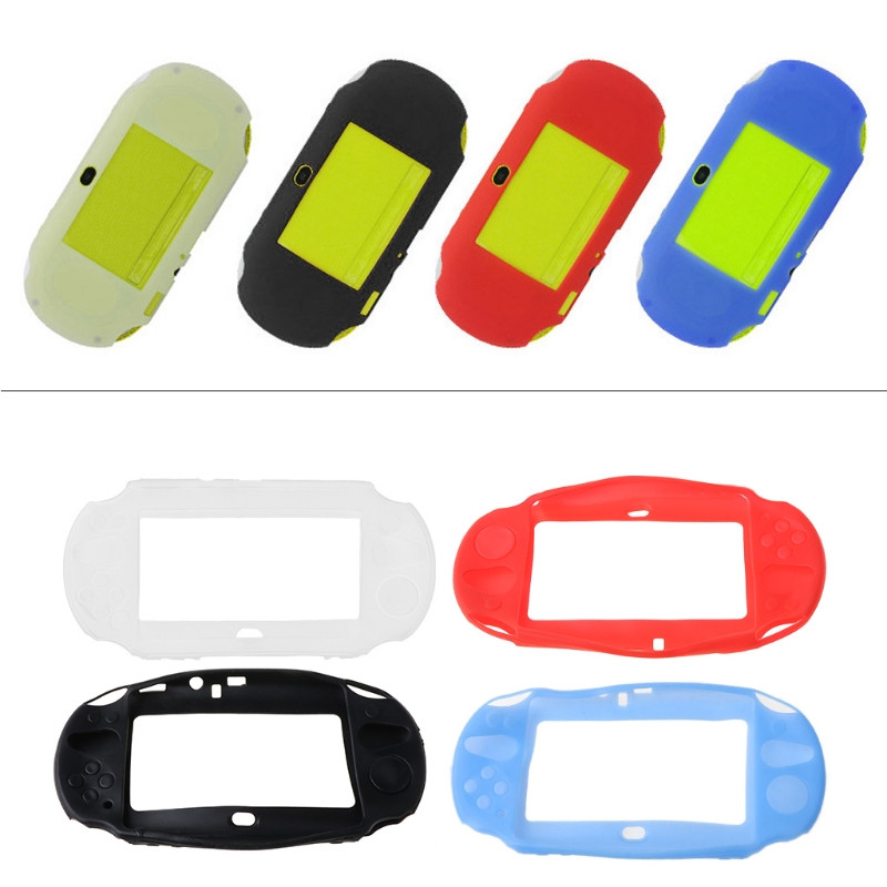 Mīksts silikons korpusam aizsargapvalks apvalkam Skin Spēļu konsoles aizsargs priekš PSVita PS priekš PSV
