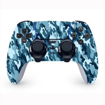 Kreatív terepszínű vinil bőrmatrica PS5 élvezérlőhöz, fogantyúbőr matrica PS5 élvezérlőhöz, nyél bőréhez