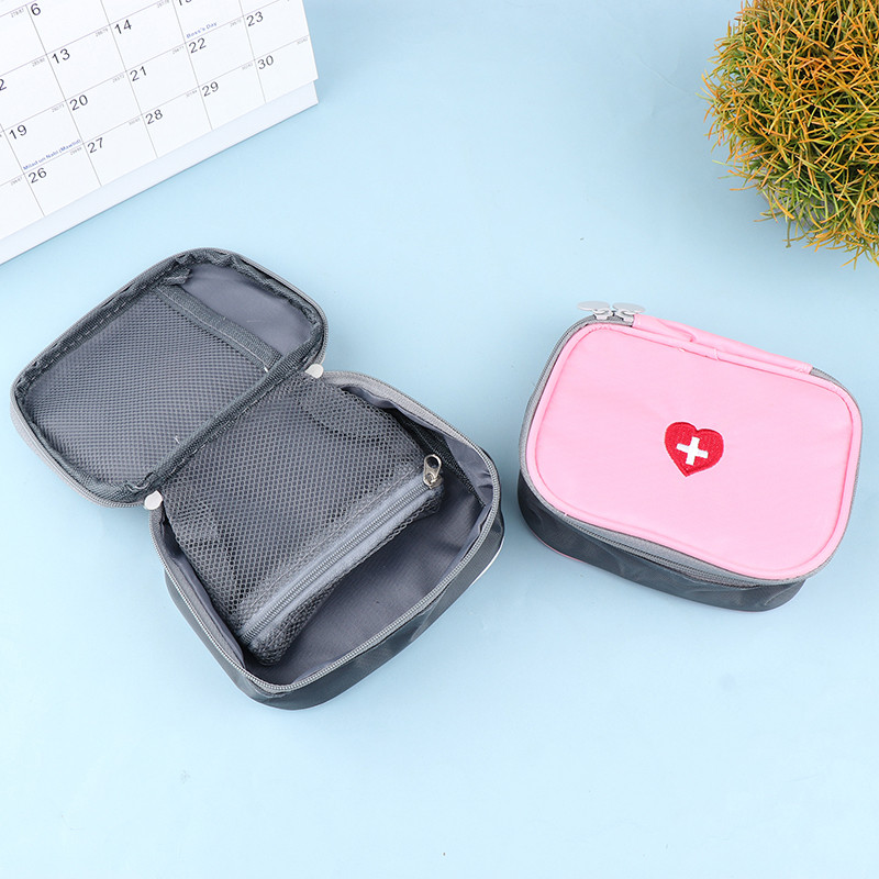 Slatka mini prijenosna torba za lijekove Komplet prve pomoći Medicinski kompleti za hitne slučajeve Organizator Vanjska torba za pohranu kućnih lijekova za lijekove