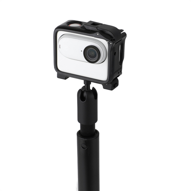 Carcasă pentru cadru pentru instalație de cameră de acțiune pentru Insta360 Go3, carcasă dură, cușcă de protecție, rezistență la cădere, accesorii de montare rezistente la șocuri