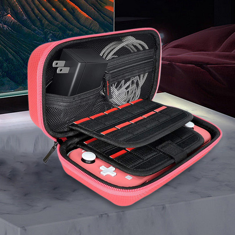 Switch Lite tárolótáskához Hordozható hordtáska EVA karcmentes ütésálló utazótáska Nintendo Switch Lite tartozékokhoz