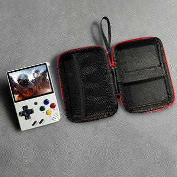 Τσάντα χειρός θήκης κονσόλας παιχνιδιών για Miyoo Mini Plus Θήκη μεταφοράς για Anbernic RG35XX Game Console Organizer Bag with Lanyard