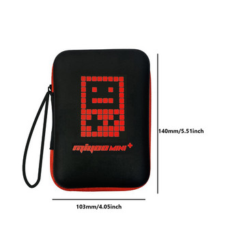 Чанта за калъф за ръчна игрова конзола за Miyoo Mini Plus Калъф за носене за Anbernic RG35XX Органайзер за игрова конзола Чанта с ремък