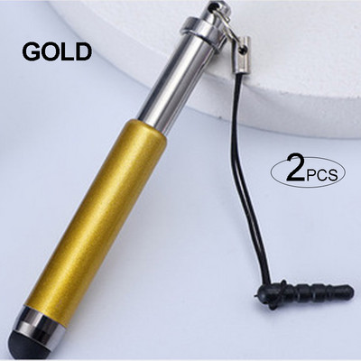 Stylus tollak ipadhez univerzális mobiltelefonhoz érintőképernyős tartozék fém elektrosztatikus kapacitív ceruza táblagép iPhone Android