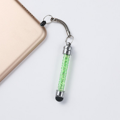 Stylus capacitiv cu pandantiv de cristal Stilo universal pentru ecran tactil Creion tactil pentru telefon mobil Pen stilou capacitiv pentru telefon
