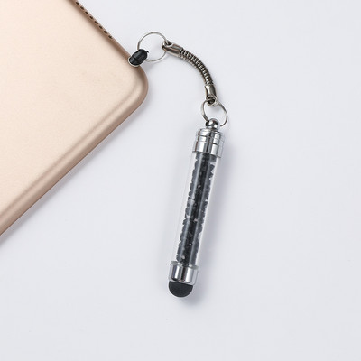 Stylus capacitiv cu pandantiv de cristal Stilo universal pentru ecran tactil Creion tactil pentru telefon mobil Pen stilou capacitiv pentru telefon