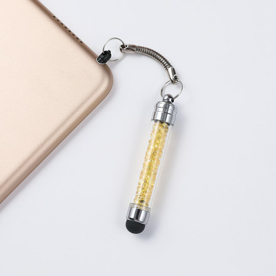 Stylus capacitiv cu pandantiv de cristal Stilo universal pentru ecran tactil Creion tactil pentru telefon mobil Pen stilou capacitiv pentru telefon