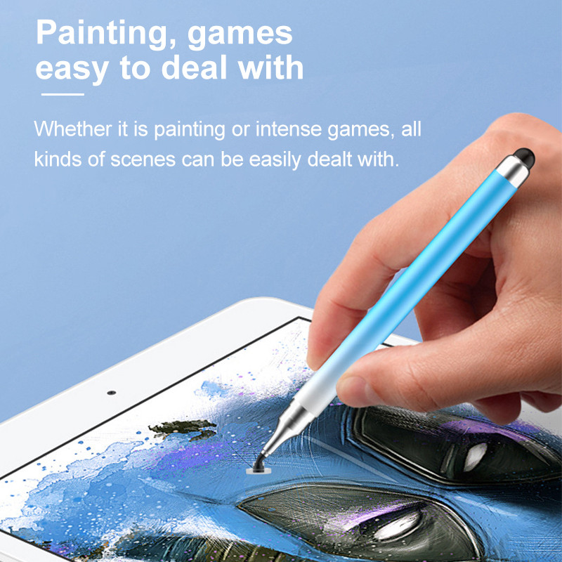 2 az 1-ben kapacitív ceruza érintőképernyőhöz Stylus toll ipad érintőceruzához mobiltelefonhoz Univerzális kapacitív ceruza telefonhoz