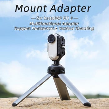 За Insta360 GO 3 Frame Thumb Camera Adapter Extension Bracket Horizontal and Vertical Shot Border For Insta360 Go3 Аксесоари