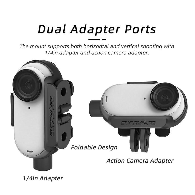 Insta360 GO 3 raamiga pöidlakaamera adapteri pikendusklamber Horisontaalne ja vertikaalne võttepiir Insta360 Go3 tarvikute jaoks