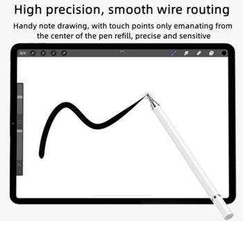 Στυλό οθόνης αφής για tablet κινητού τηλεφώνου Χωρητικό μολύβι αφής για iPhone Καθολικό τηλέφωνο Android Επεξεργασία 2 σε 1 στυλό
