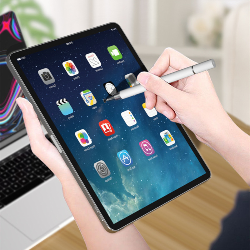 Puuteekraaniga pliiats mobiiltelefonile tahvelarvutile mahtuvuslik puutepliiats iPhone`i jaoks universaalne Android-telefoni redigeerimine 2-ühes pliiats