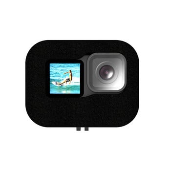 Θήκη πλαισίου περιβλήματος Windslayer Συμβατή για Gopro Hero 11 10 9 7 6 5 Μαύρο Μειώνει τον θόρυβο του ανέμου για βέλτιστη εγγραφή ήχου