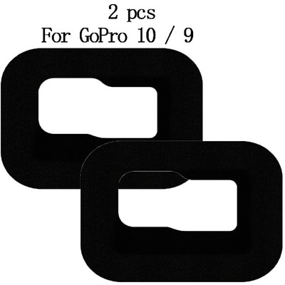 „Windslayer“ dangčio korpuso rėmo dėklas, suderinamas su „Gopro Hero“ 11 10 9 7 6 5 Juoda sumažina vėjo triukšmą, kad būtų optimalus garso įrašymas