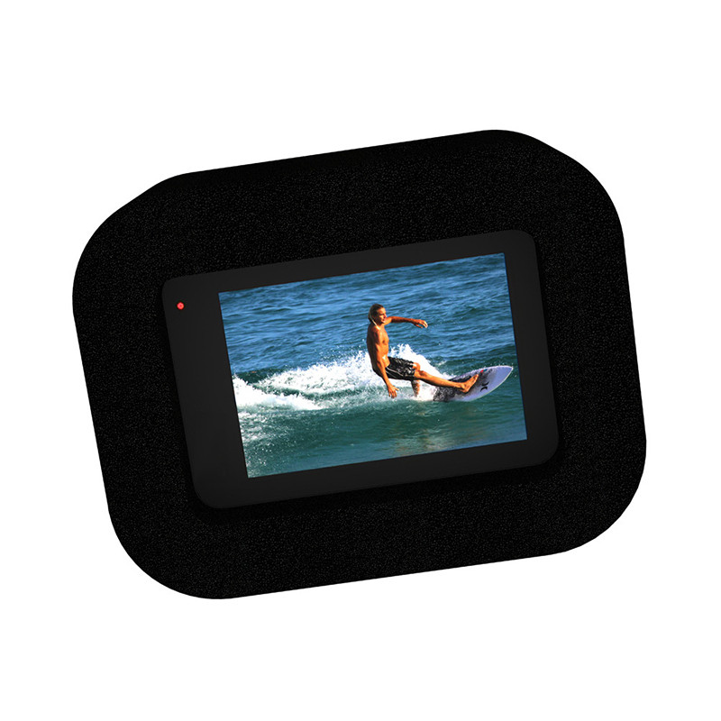 „Windslayer“ dangčio korpuso rėmo dėklas, suderinamas su „Gopro Hero“ 11 10 9 7 6 5 Juoda sumažina vėjo triukšmą, kad būtų optimalus garso įrašymas