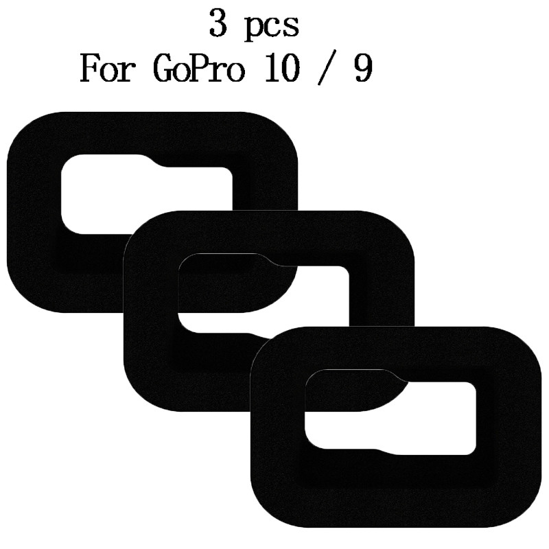 „Windslayer“ dangčio korpuso rėmo dėklas, suderinamas su „Gopro Hero“ 11 10 9 7 6 5 Juoda sumažina vėjo triukšmą, kad būtų optimalus garso įrašymas