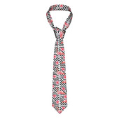 Klasszikus nyakkendő férfiaknak selyem férfi nyakkendő esküvői party üzleti felnőtt nyakkendő Alkalmi trópusi flamingó hibiszkusz geometrikus nyakkendőn