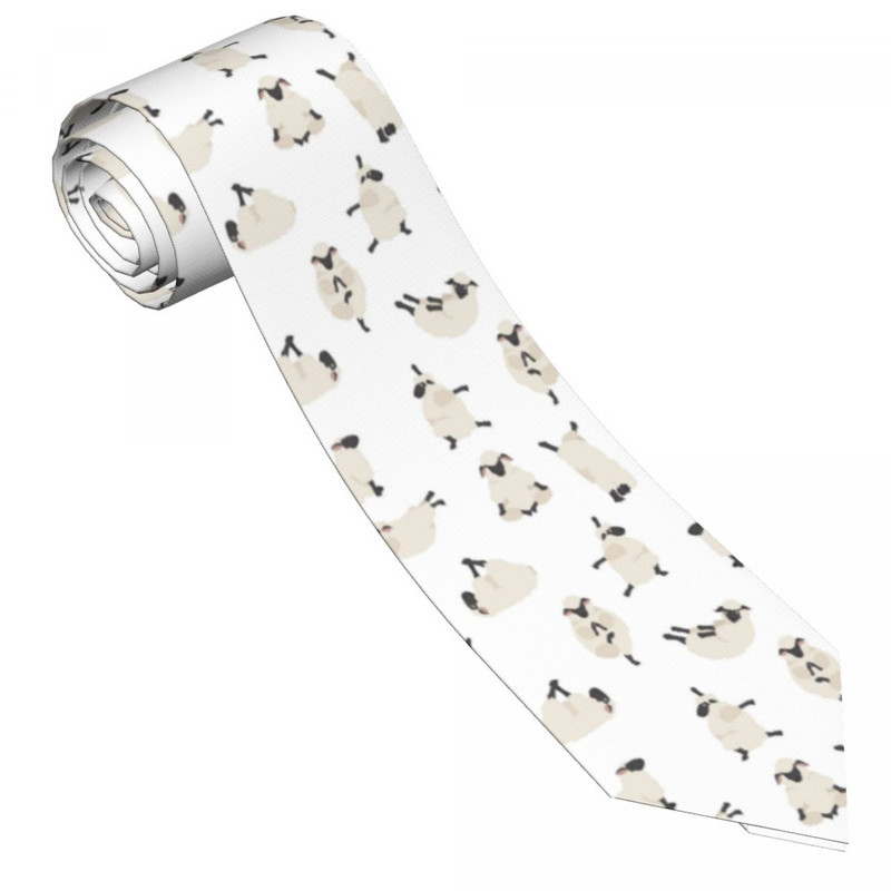 Meeste lips Klassikaline kõhn armas lambajooga poosid kaelasidemed kitsa kraega õhuke vabaaja lipsu tarvikud kingitus