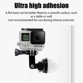 За Gopro Hero11/10/9 Аксесоари за спортни камери Arc/плоска основа със залепваща висококачествена фиксирана основа за каска