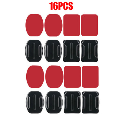 Pentru Gopro Hero11/10/9 Accesorii pentru camere sportive Arc/Bază plată cu adeziv Cască de înaltă calitate Bază fixă