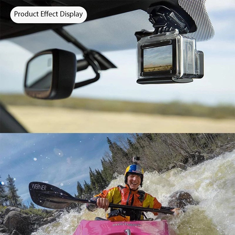 Pentru Gopro Hero11/10/9 Accesorii pentru camere sportive Arc/Bază plată cu adeziv Cască de înaltă calitate Bază fixă