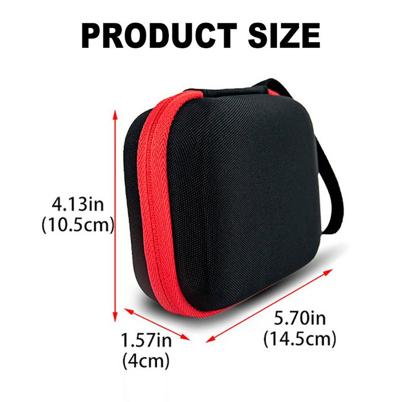 Hordozható tárolótáska Miyoo Mini Plus/Anbernic RG35XX kézi játéklejátszó-tokhoz EVA kemény hordozható videojáték-konzol burkolat