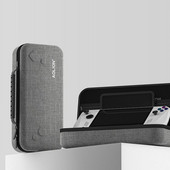 Hordozható tároló doboz rendezett divatos védett, tartós hordozható játékok és kiegészítők bőrönd zseb kényelmes táska