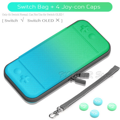 Naujas „Gradient“ spalvingas nešiojimo krepšys „Nintendo Switch“ priedams „Nintend Switch“ įbrėžimams atsparus „Hard Shell Protect Case“ rankinė