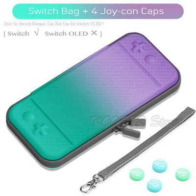 Naujas „Gradient“ spalvingas nešiojimo krepšys „Nintendo Switch“ priedams „Nintend Switch“ įbrėžimams atsparus „Hard Shell Protect Case“ rankinė