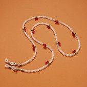 Drăguțe margele de cristal perle Lanț pentru ochelari de soare Fructe cireșe Lanț pentru ochelari pentru femei Fete Snur pentru ochelari Suport mască Colier cu șnur