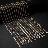 Fashion Pearl Kaukės Grandinėlės Akinių grandinėlė Moterims Retro metaliniai Akiniai nuo saulės Virvelės Akiniai Laido laikiklis Kaklo dirželis Dropshipping