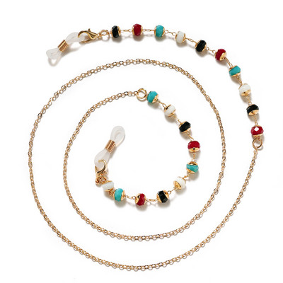 Fashion Pearl Kaukės Grandinėlės Akinių grandinėlė Moterims Retro metaliniai Akiniai nuo saulės Virvelės Akiniai Laido laikiklis Kaklo dirželis Dropshipping